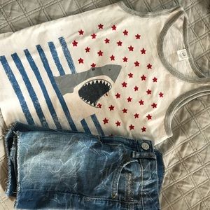 4th of July GAP shark set. Adorable outfit!!!